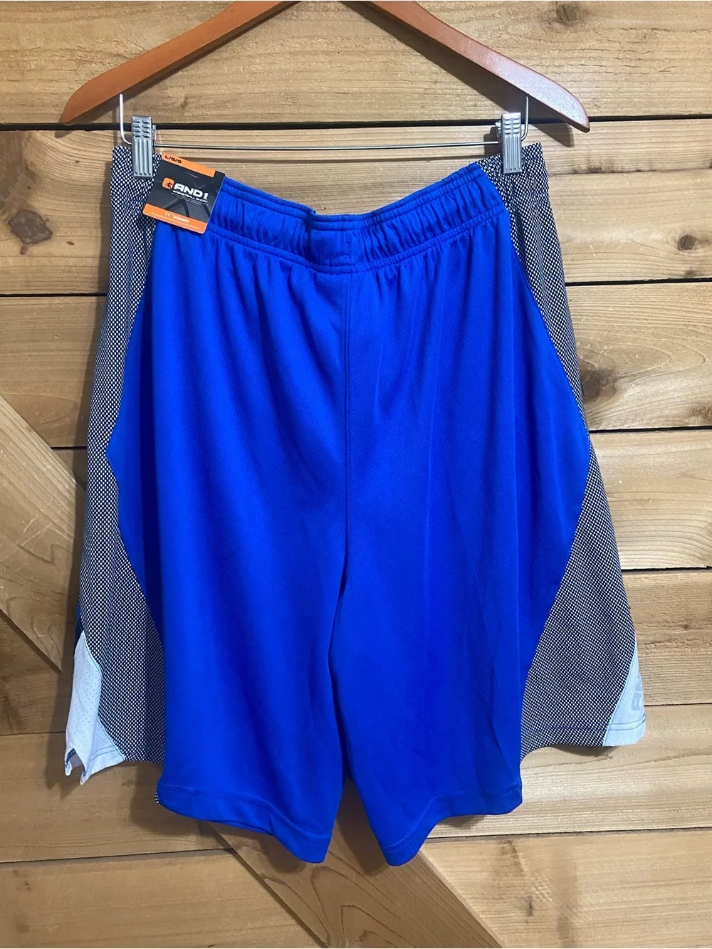 And1 Blue Athletic Shorts NWT
